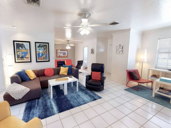Sarasota Three Bedroom Rental Home with Private Caged Pool