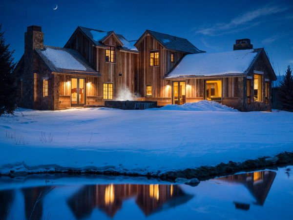 Five Bedroom Walk to Ski Area Rental Home in Teton Village