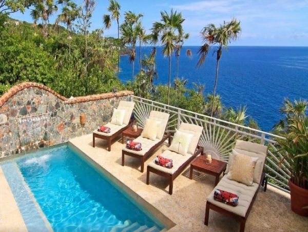St. Thomas Five Bedroom  Vacation Villa Separate Apartment