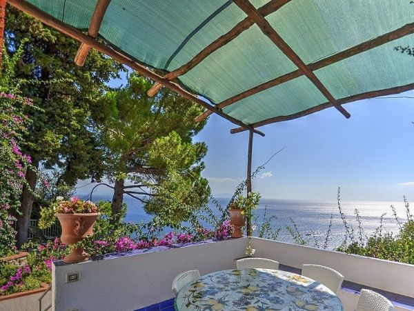 Amalfi Italy Two-Story Villa with 6 Bedrooms and Sea View