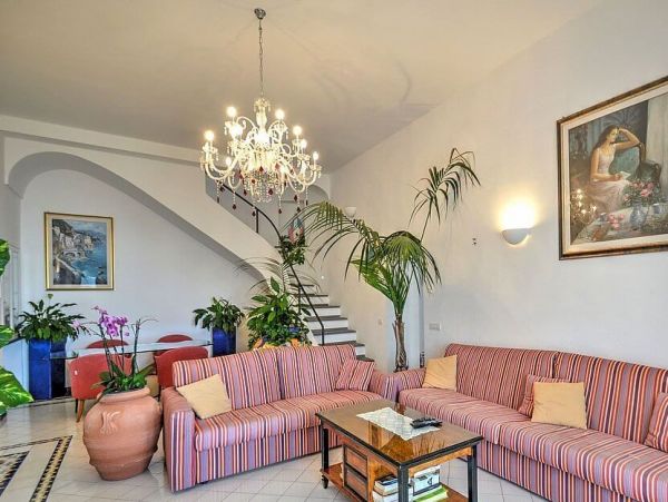 Amalfi Italy Two-Story Villa with 6 Bedrooms and Sea View
