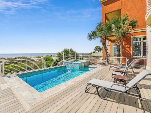 Hilton Head Oceanfront Vacation Home Private Pool