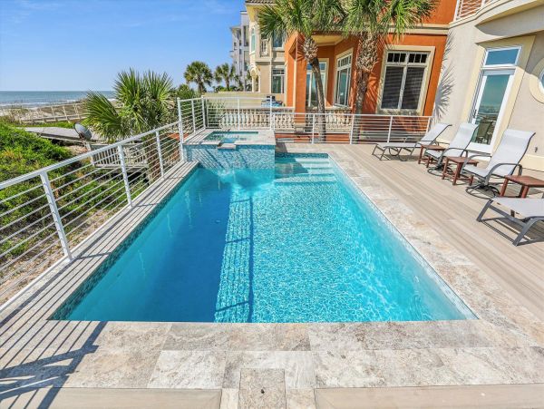 Hilton Head Oceanfront Vacation Home Private Pool