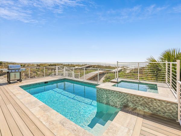 Hilton Head Oceanfront Vacation Home Private Pool