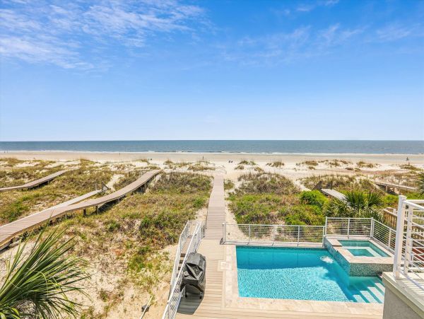 Hilton Head Oceanfront Vacation Home Private Pool