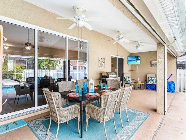 Cape Coral Vacation Villa with Private Caged Pool Sleeps 6
