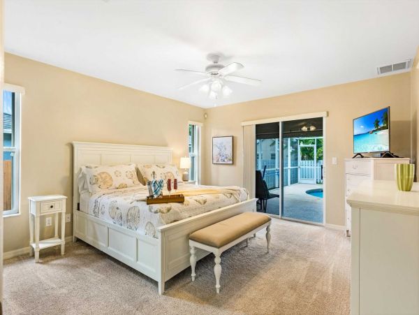 Cape Coral Vacation Villa with Private Caged Pool Sleeps 6