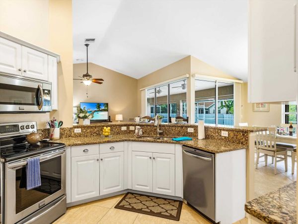 Cape Coral Vacation Villa with Private Caged Pool Sleeps 6