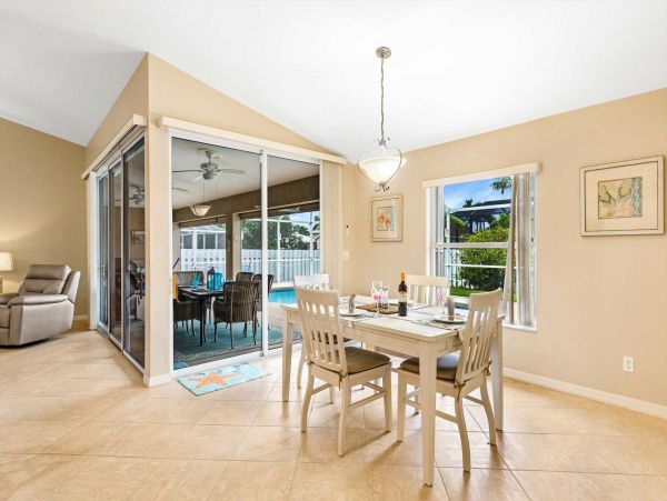 Cape Coral Vacation Villa with Private Caged Pool Sleeps 6
