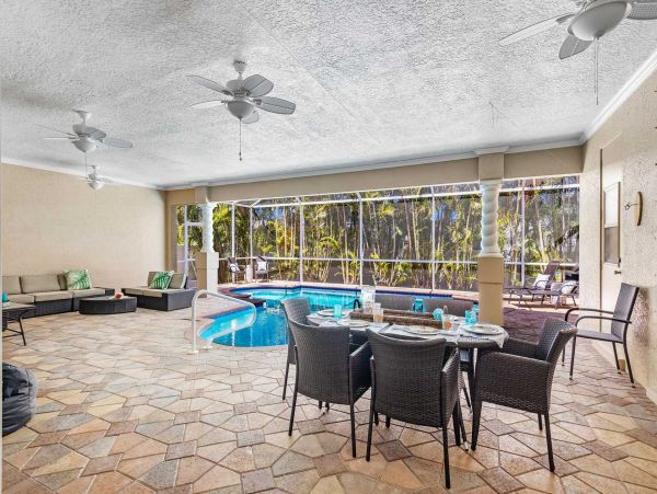 Cape Coral Vacation Home with Private Pool Sleeps 8 Guests