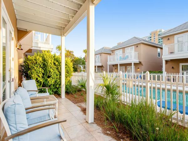 Four Bedroom Rental Home in Panama City Beach with Gulf View