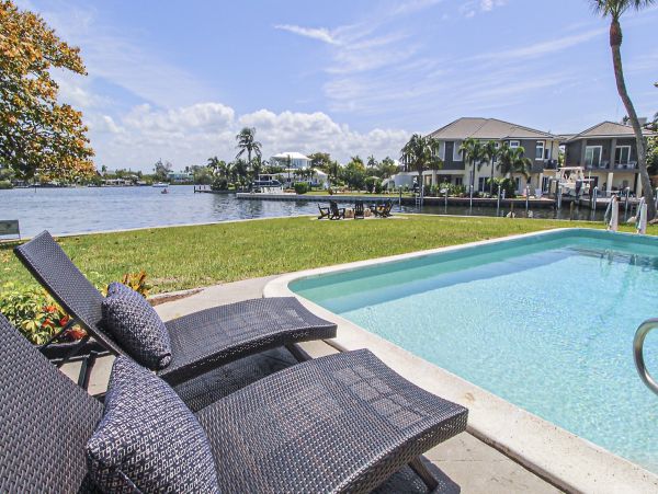 Anna Maria Island Vacation Pool Home Four Bedroom Water View