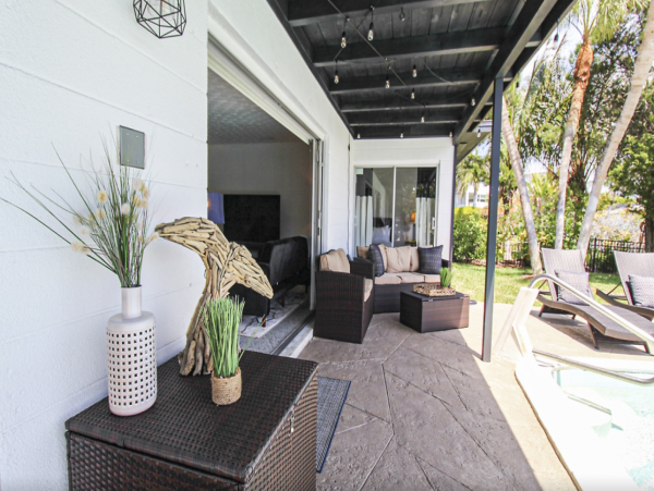 Anna Maria Island Vacation Pool Home Four Bedroom Water View