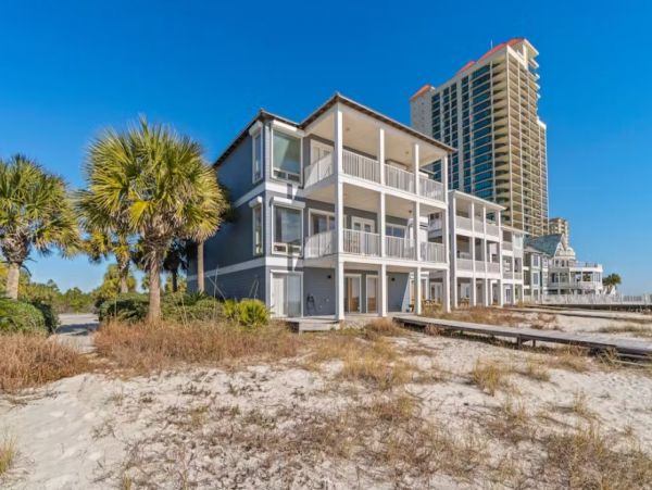 Gulf Front Twelve Bedroom Vacation Home in Orange Beach
