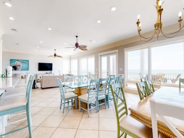 Gulf Front Twelve Bedroom Vacation Home in Orange Beach