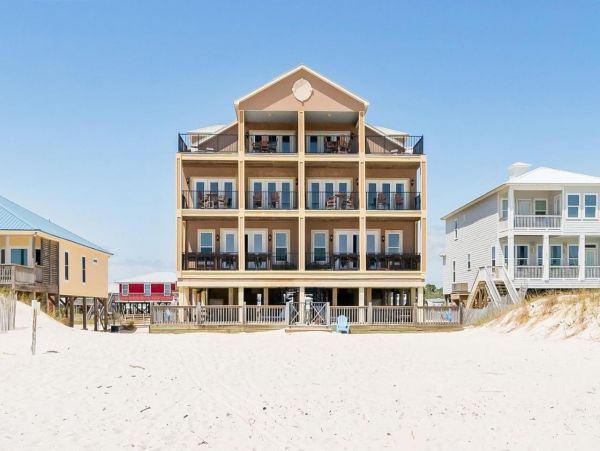 Stunning Beachfront Vacation Six Bedroom Rental