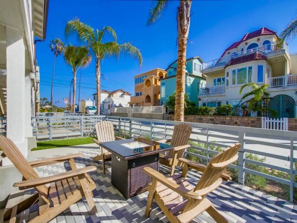 San Diego 3 Bedroom Vacation Rental Walk to Beach Sleeps 8