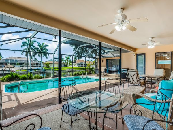 Four Bedroom Canalfront Home with Private Pool in Cape Coral