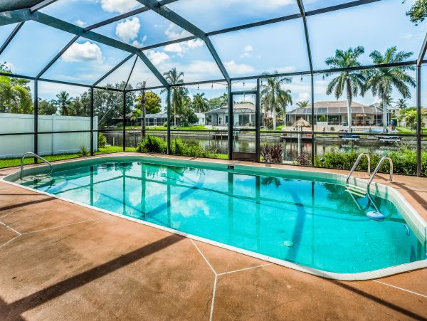 Four Bedroom Canalfront Home with Private Pool in Cape Coral