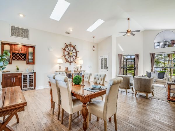 Cape Coral Lake Front 3 Bedroom Home with Pool & Dock