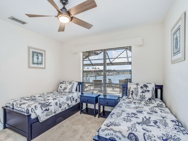 Cape Coral Lake Front 3 Bedroom Home with Pool & Dock