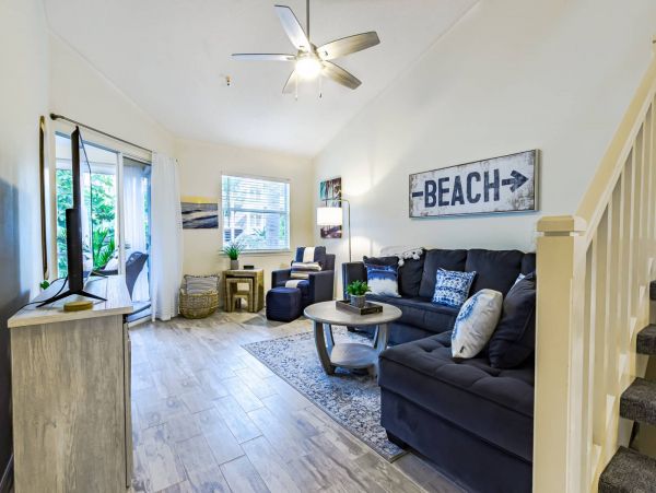 Remodeled 3 bedroom townhome across the street