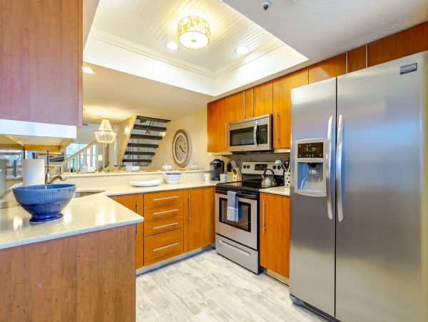 Remodeled 3 bedroom townhome across the street
