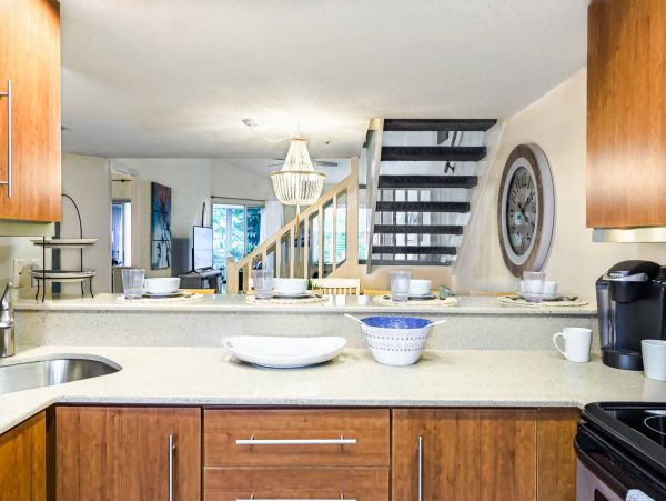 Remodeled 3 bedroom townhome across the street