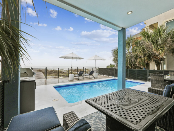 Oceanfront Hilton Head Vacation Pool Home Seven Bedroom