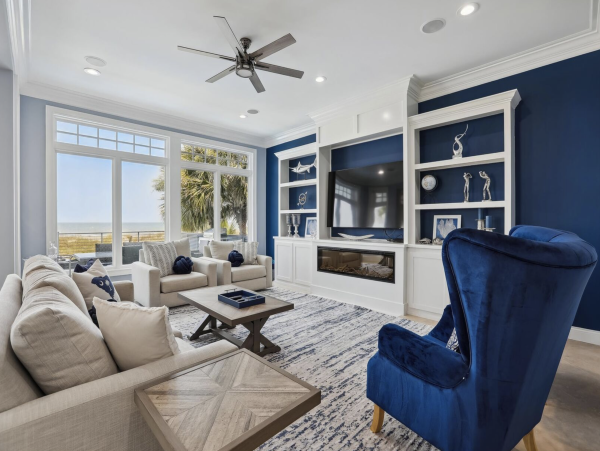Oceanfront Hilton Head Vacation Pool Home Seven Bedroom