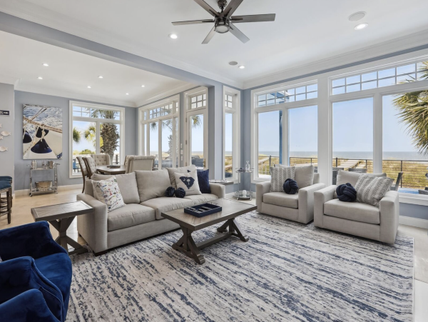 Oceanfront Hilton Head Vacation Pool Home Seven Bedroom