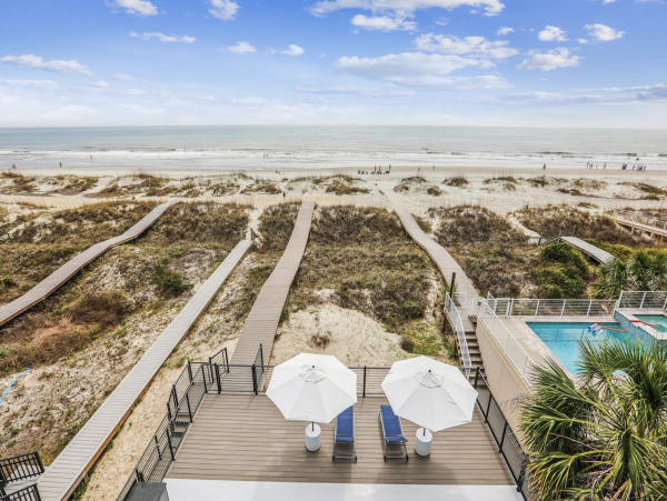 Oceanfront Hilton Head Vacation Pool Home Seven Bedroom