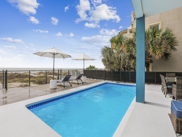 Oceanfront Hilton Head Vacation Pool Home Seven Bedroom