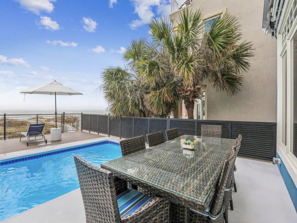 Oceanfront Hilton Head Vacation Pool Home Seven Bedroom