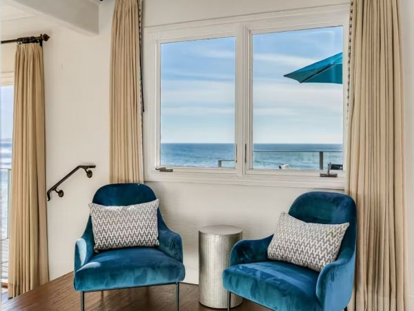 Oceanfront Two Bedroom Rental Home in La Jolla Ocean Views