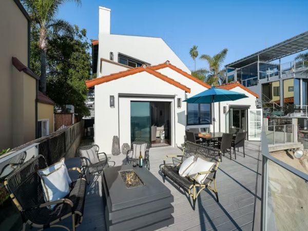 Oceanfront Two Bedroom Rental Home in La Jolla Ocean Views