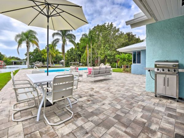 Canal-Front Vacation Rental in Sarasota with Pool & Dock