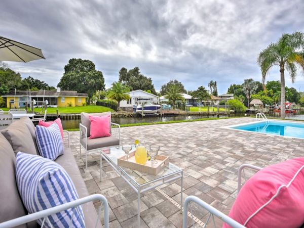 Canal-Front Vacation Rental in Sarasota with Pool & Dock