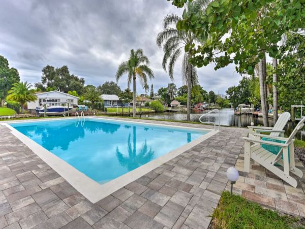 Canal-Front Vacation Rental in Sarasota with Pool & Dock