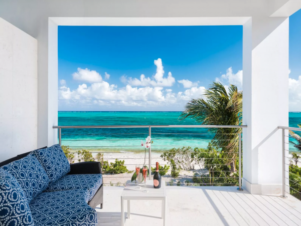 Turks & Caicos Beachfront 2 Bedroom Pool Villa on Grace Bay