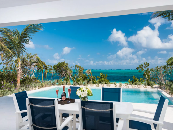 Turks & Caicos Beachfront 2 Bedroom Pool Villa on Grace Bay