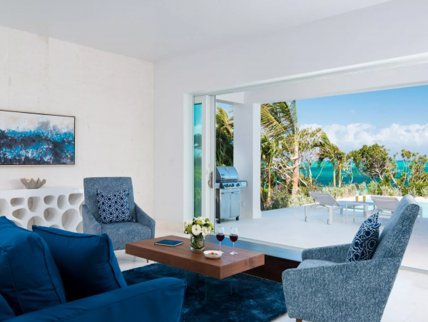 Turks & Caicos Beachfront 2 Bedroom Pool Villa on Grace Bay