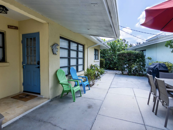 Stroll to our World Class Beach Community Pool Beach Chic Interior.