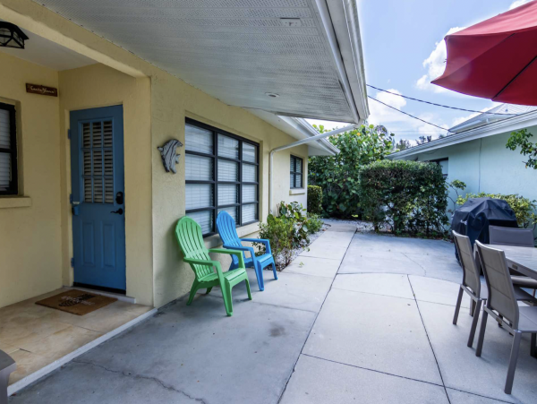 Stroll to our World Class Beach Community Pool Beach Chic Interior.