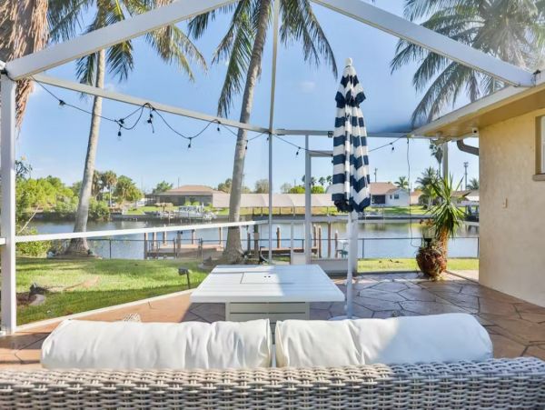Canal-Front Vacation Home with Pool & Dock in Cape Coral