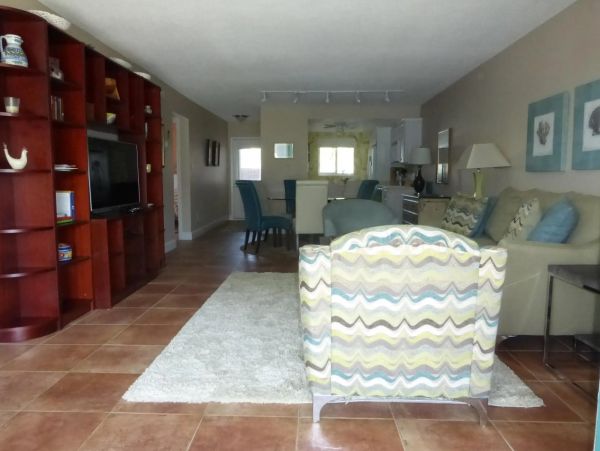 Siesta Key Two Bedroom Rental Condo with Beach Across the Street
