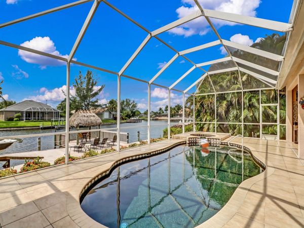 Cape Coral Vacation Pools Home Four Bedroom
