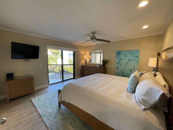 Partial view and short walk thru condo grounds to sand