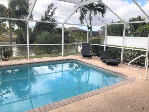 Canal-front Three Bedroom Pool Vacation Home in Cape Coral