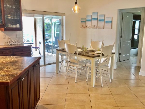 Canal-front Three Bedroom Pool Vacation Home in Cape Coral
